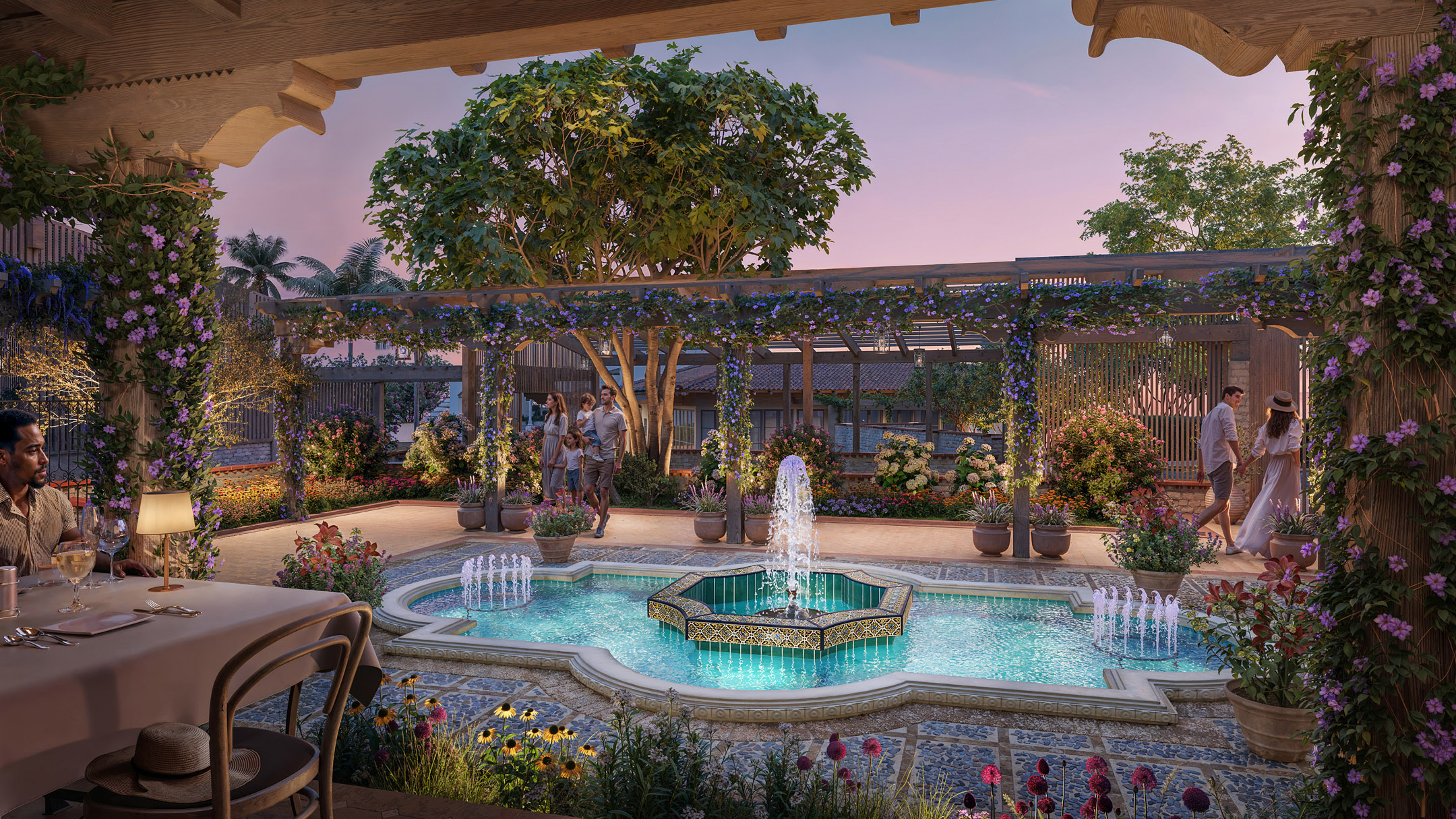 The Tea Garden at Sherman Library and Gardens in Corona...