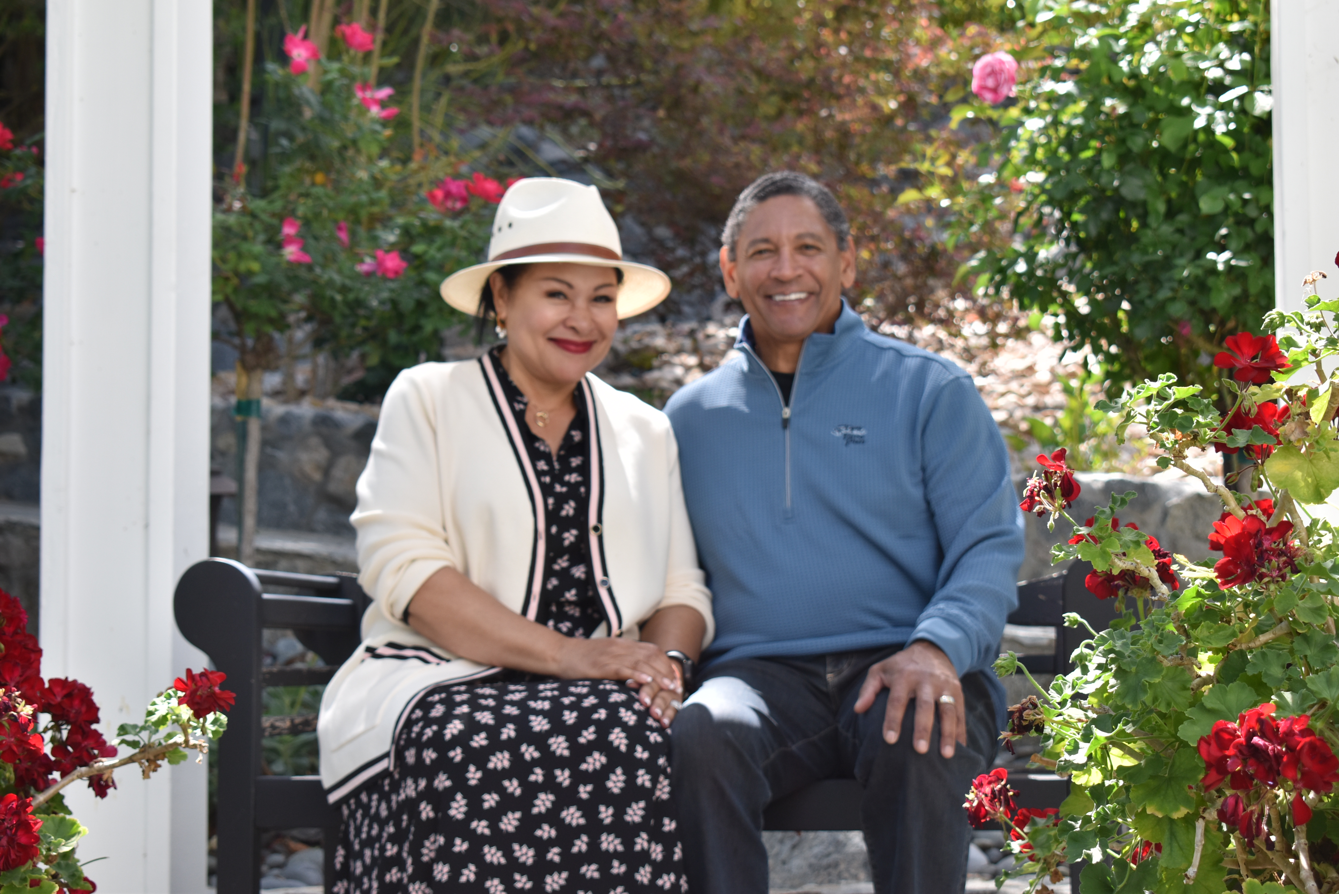 Ramona and Winslow Garnier are among those welcoming visitors to...