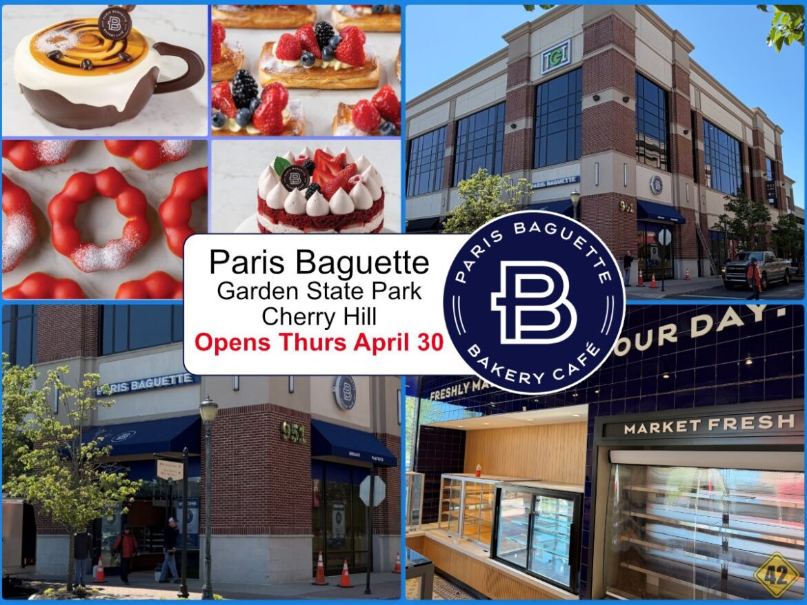 Paris Baguette Cherry Hill at Garden State Park “Wegmans” Center Opens April 30th Paris Baguette Cherry Hill at Garden State Park “Wegmans” Center Opens April 30th