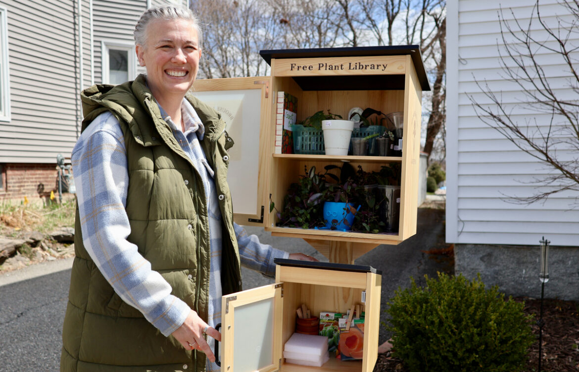 Bangor woman creates a free seedling library to help gardeners and find community