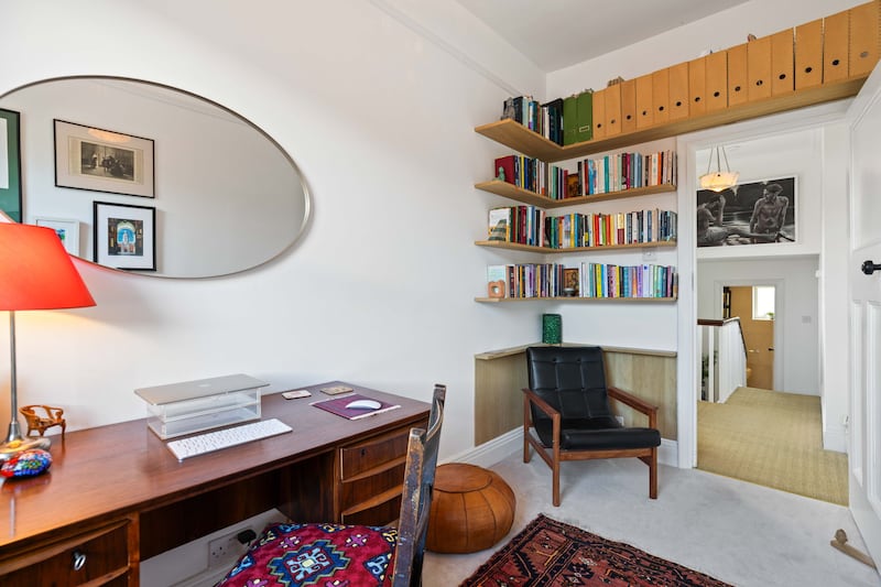 Bedroom used as home office