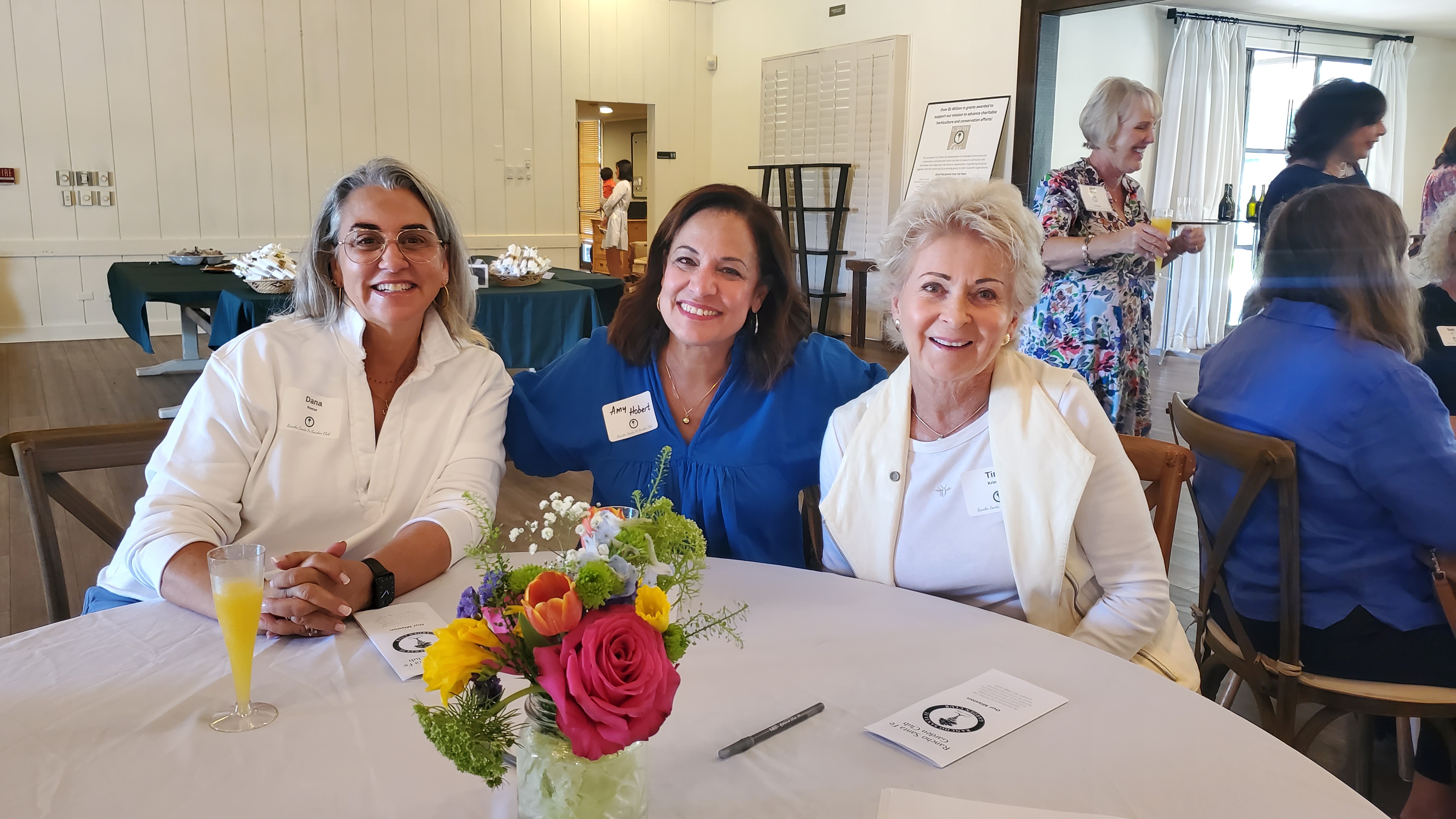 Guests making new friends at Lunch and Learn (Jill McAllaster)