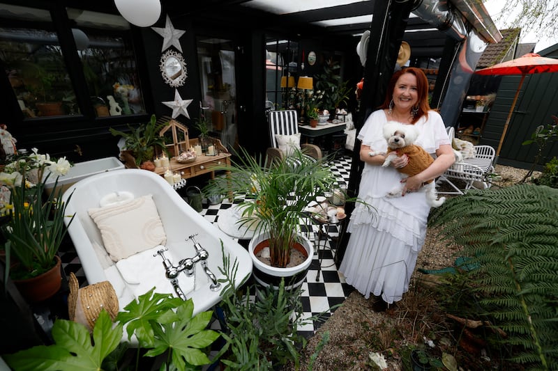 'I go from the hot tub to the bath and it works very well.' Photograph: Nick Bradshaw/The Irish Times