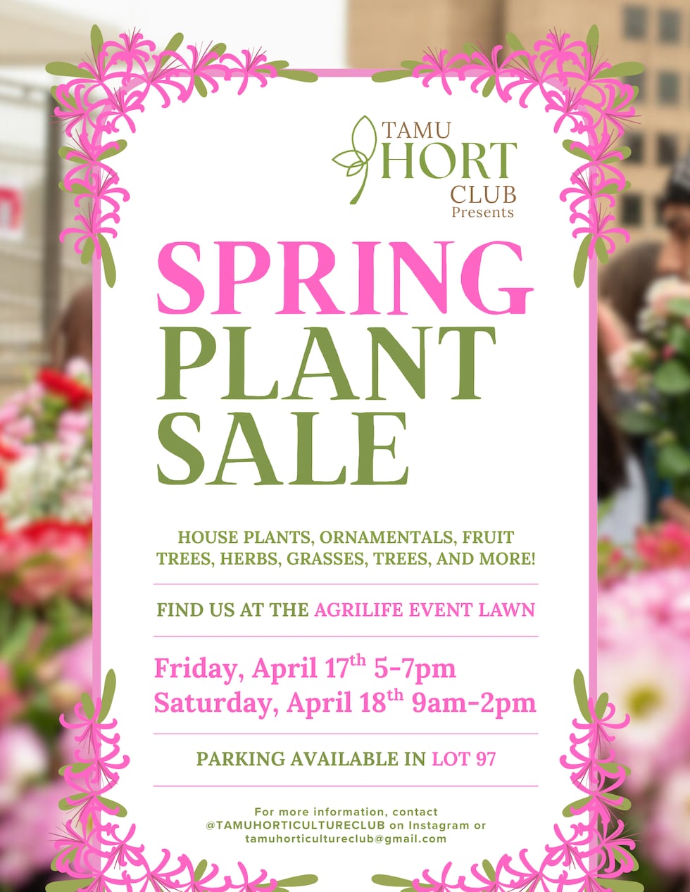 TAMU Hort Club Spring Plant Sale