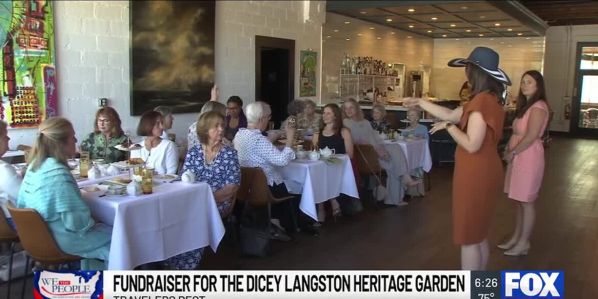 Travelers Rest fundraiser supports Dicey Langston Heritage Garden project Travelers Rest fundraiser supports Dicey Langston Heritage Garden project