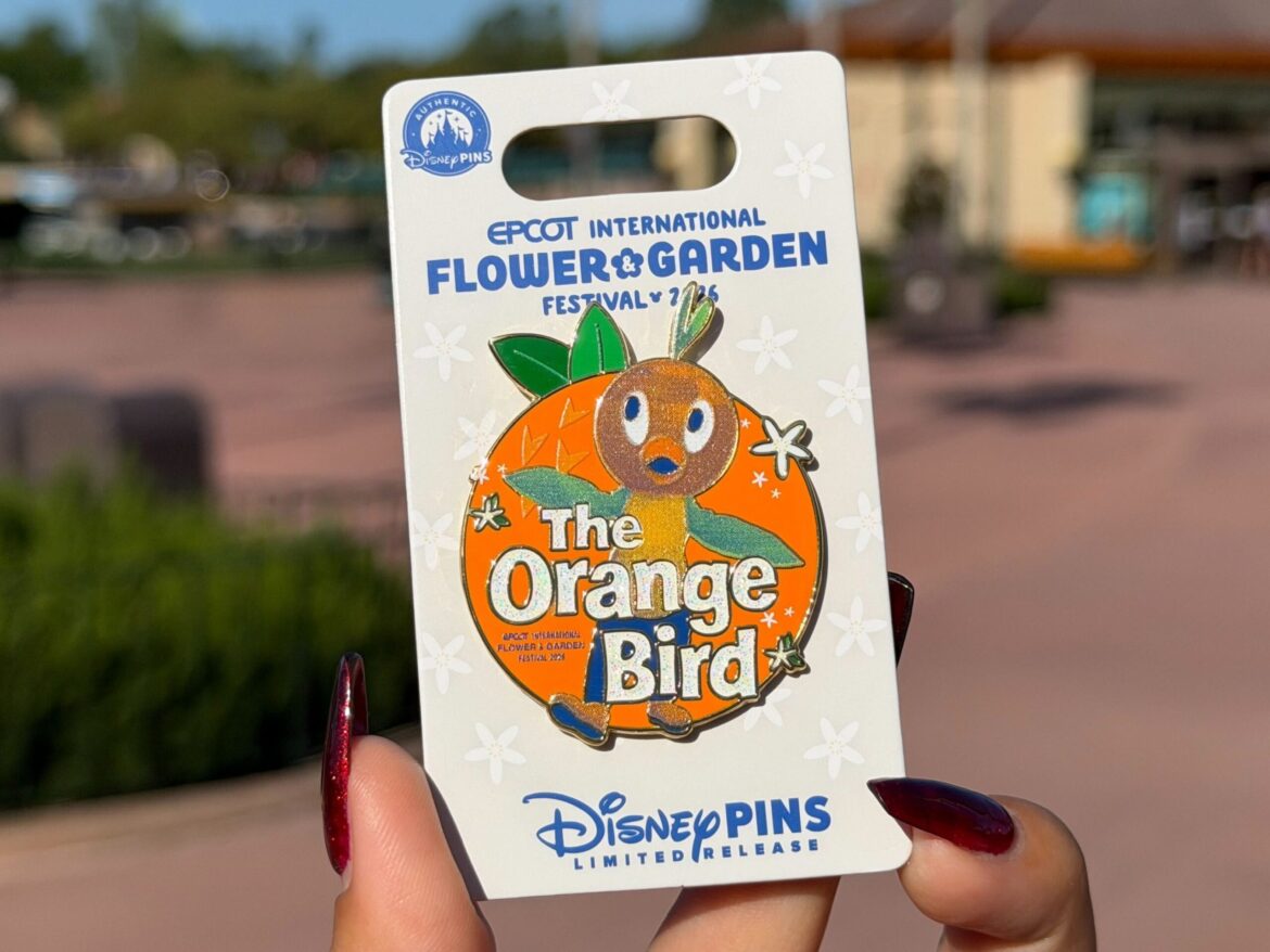 Limited Release Meet & Greet Orange Bird Pin Drops for EPCOT Flower & Garden Festival 2026 Orange bird pin Flower & Garden Festival 2026