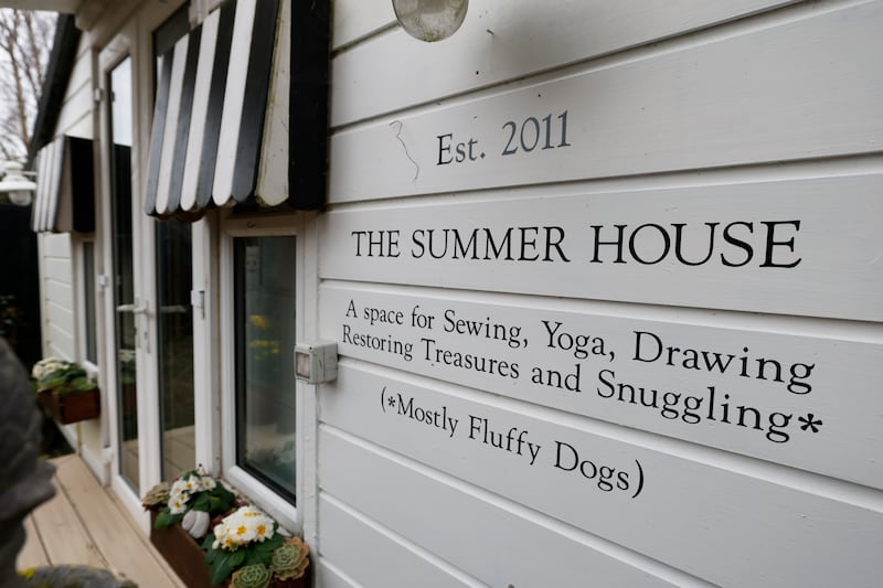 Emma Edmonds's summer house entrance. Photograph: Nick Bradshaw/The Irish Times