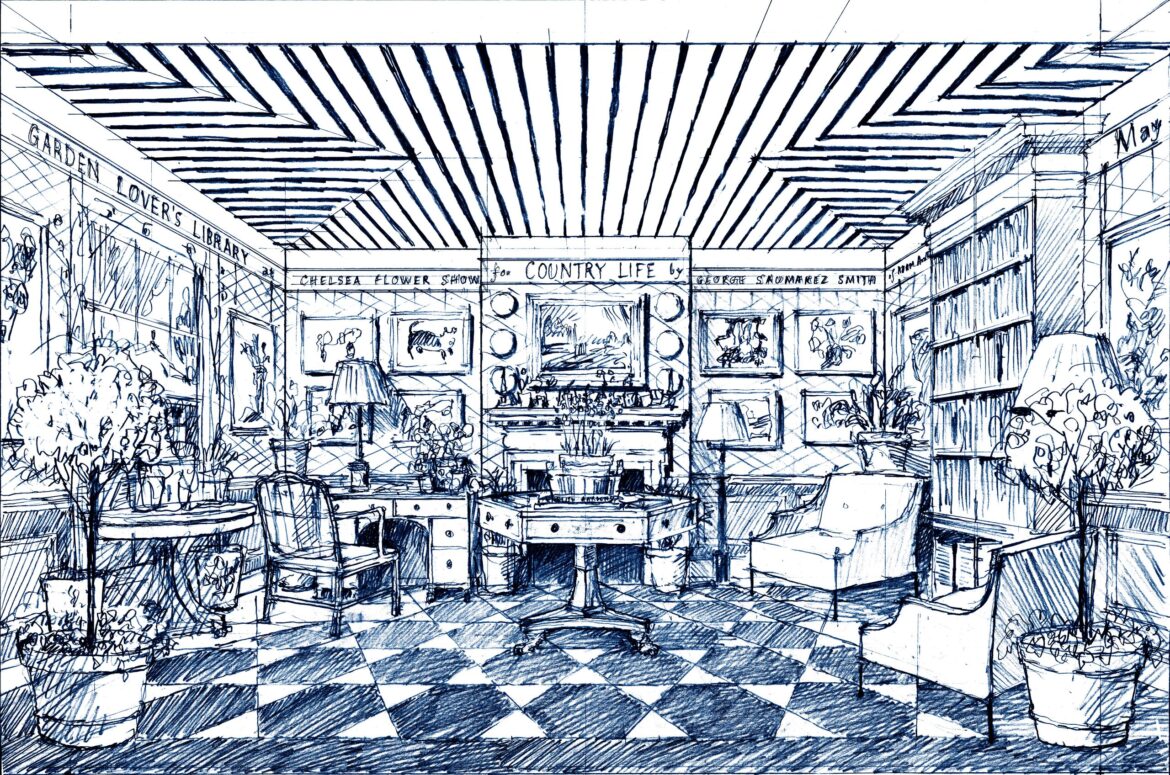 'I am destined to a life surrounded by books with never quite enough shelves': George Saumarez Smith on his design for Country Life’s stand at this year’s RHS Chelsea Flower Show