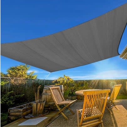A large UV-blocking deck canopy
