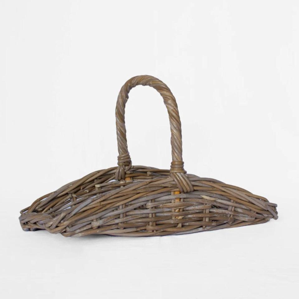 rattan vegetable trug