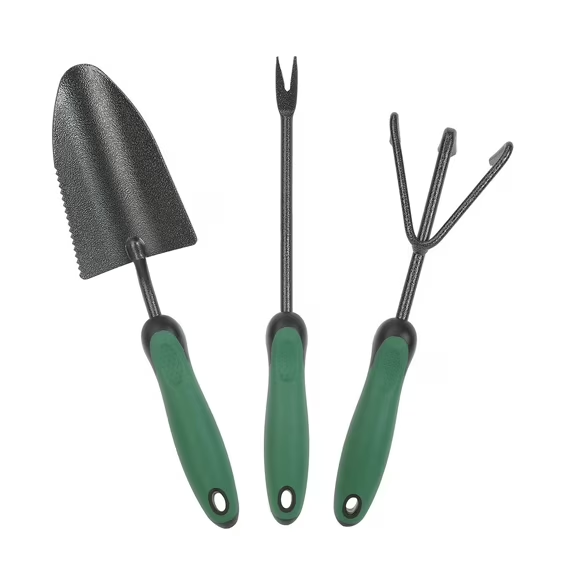 Expert Gardener three-piece steel hand tools