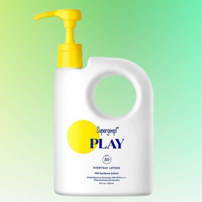 A popular sweat-resistant everyday sunscreen lotion