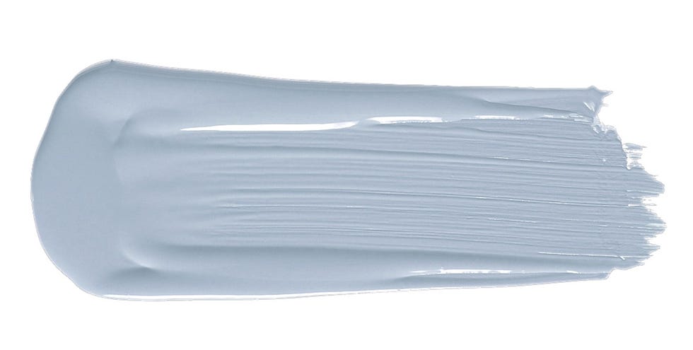 Farrow & Ball's Lulworth Blue a swatch of light gray paint