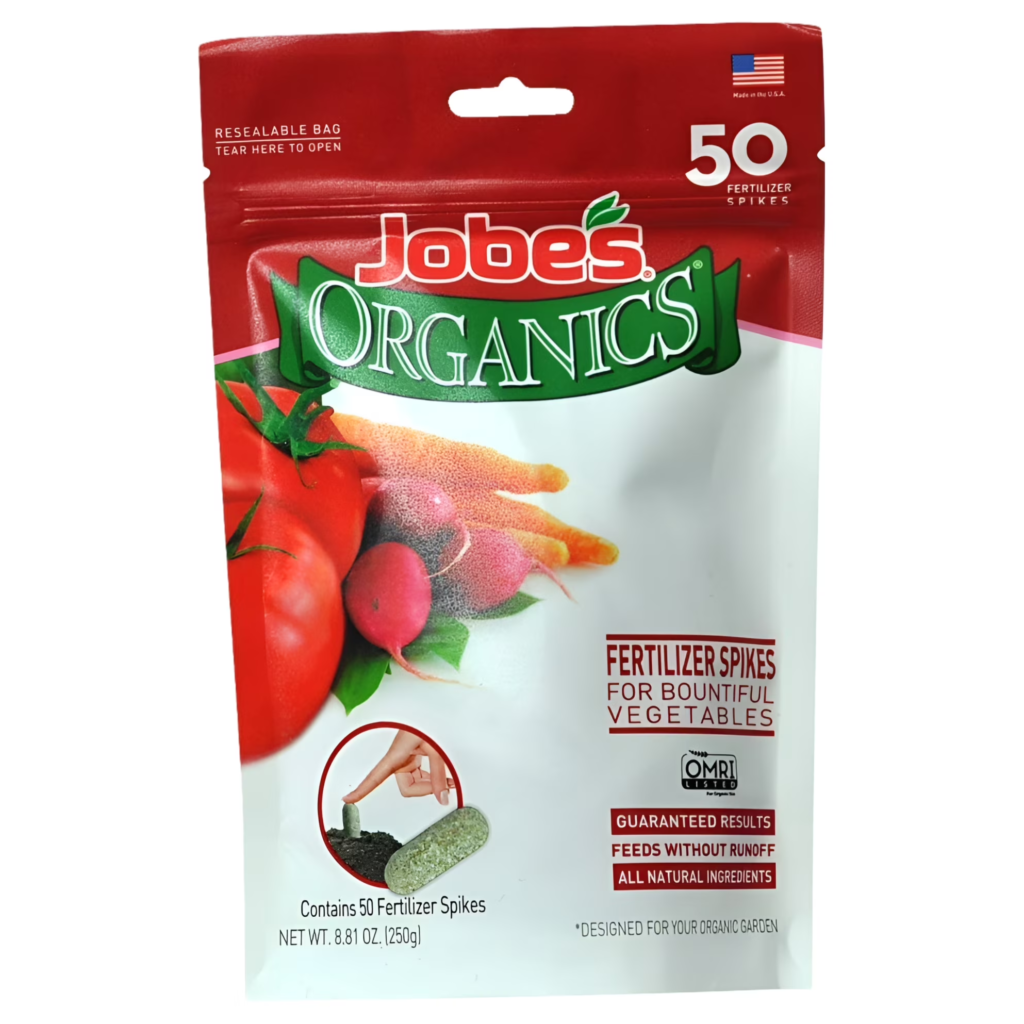 Jobe’s vegetable and tomato spikes