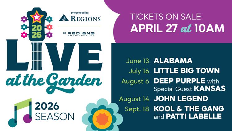 Botanic Garden releases 2026 Live at the Garden lineup Yahoo entertainment home