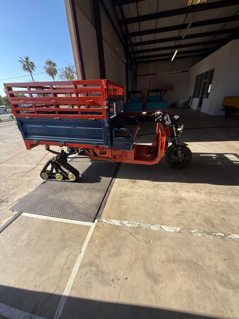 We turned a 3-wheel truck into a mini tank