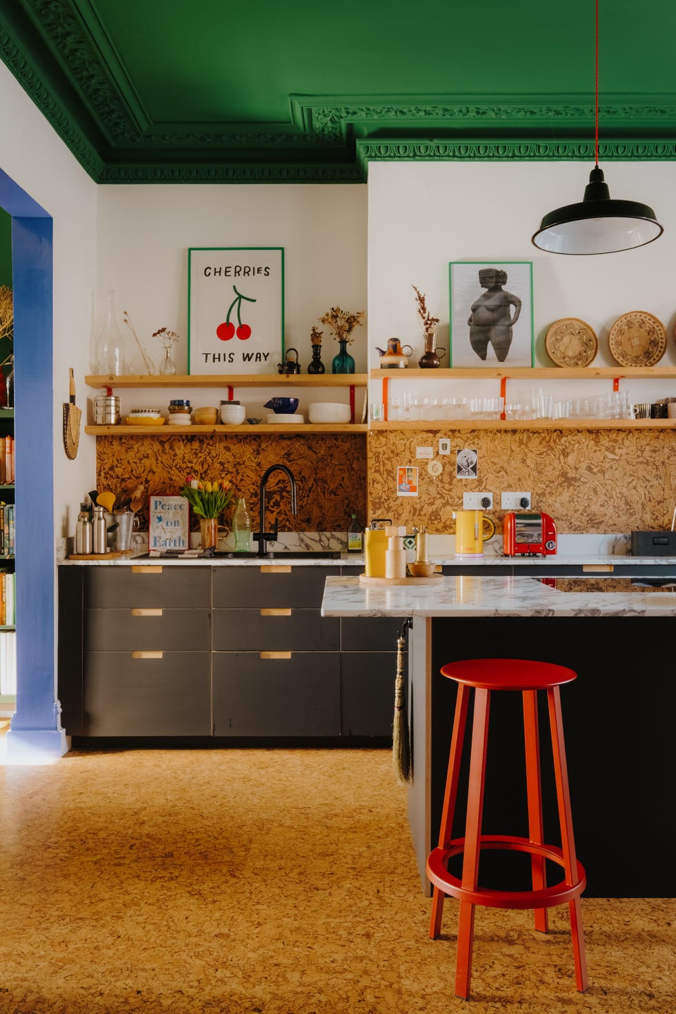 Inside a beautifully restored Victorian terrace in Hastings with a rich, layered colour palette restored victorian terrace in hastings with a rich, layered colour palette