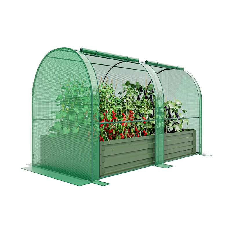 SPECILITE Raised Garden Bed with Mini Greenhouse
