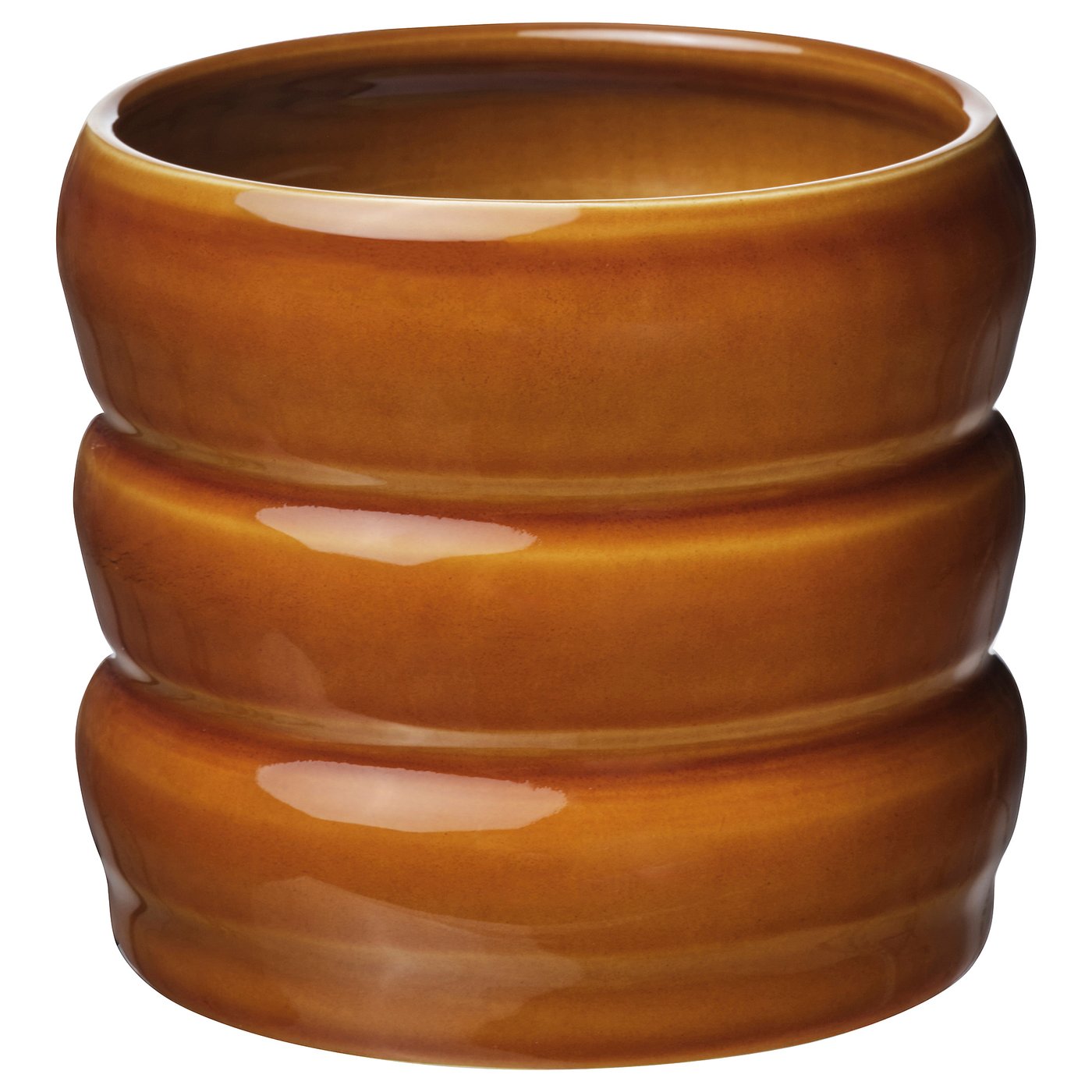 Hasselbukett Plant Pot - Indoor/outdoor/brown-Yellow 4 &frac34; "
