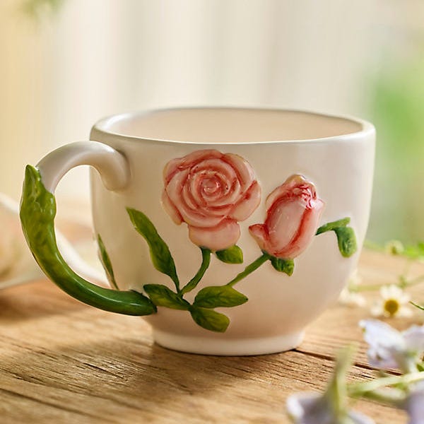 Flower of the Month Stoneware Mug