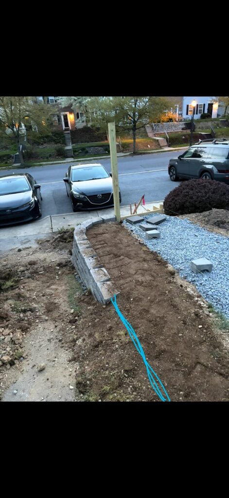 Would you mulch this whole area, or just mulch on the right side of the line I drew in the picture? Would you mulch this whole area, or just mulch on the right side of the line I drew in the picture?