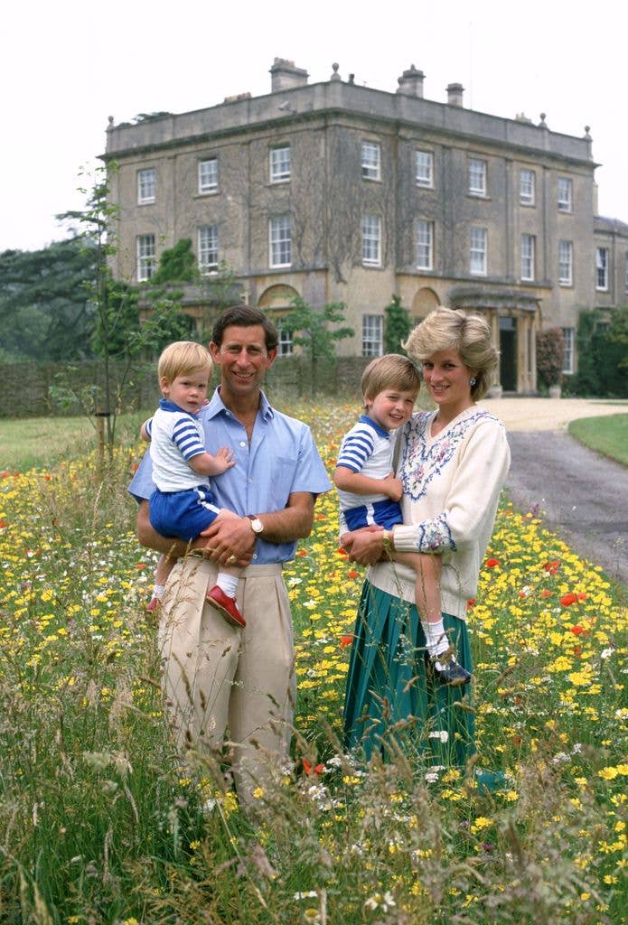 The King acquired the Cotswolds property before marrying Princess Diana (pictured in 1986)