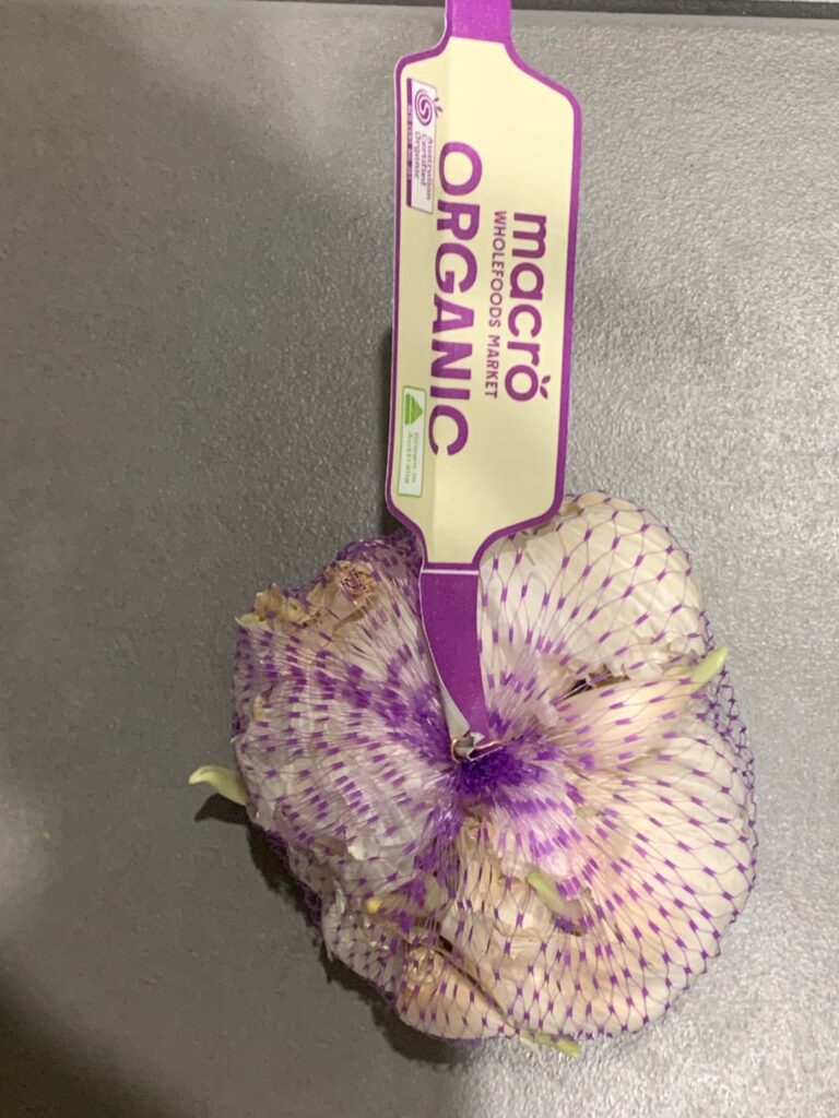 Variety of Woolworths Aussie Organic Garlic?