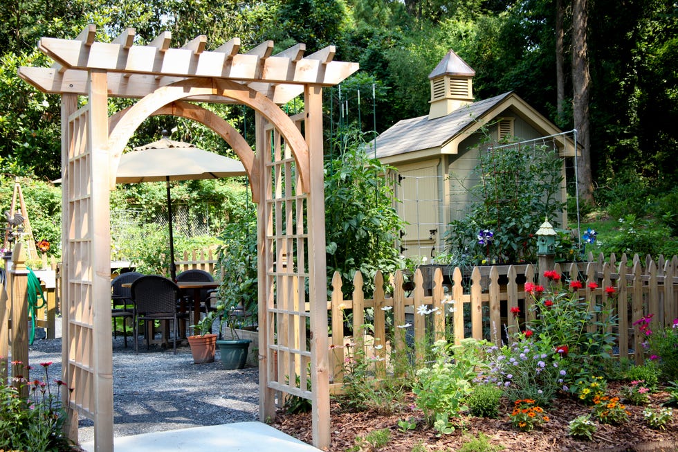 Garden Entrance and Potting Shed garden entrance and potting shed