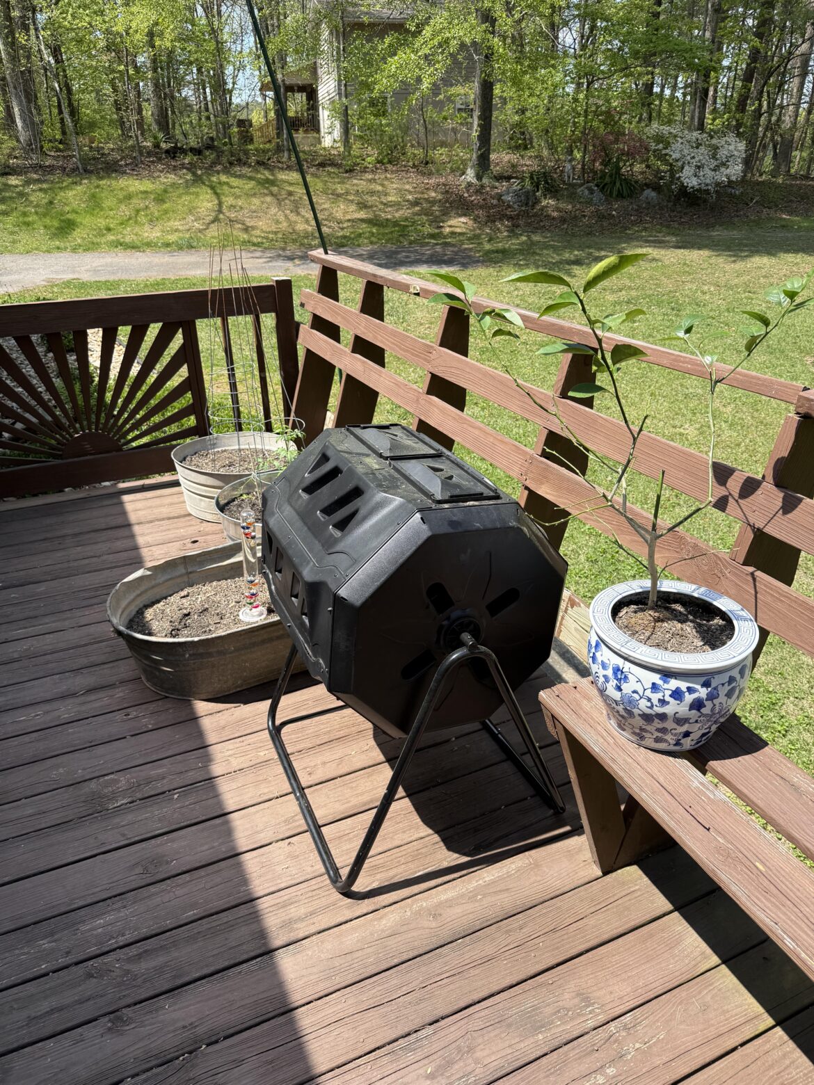 Compost bin location a fire hazard?