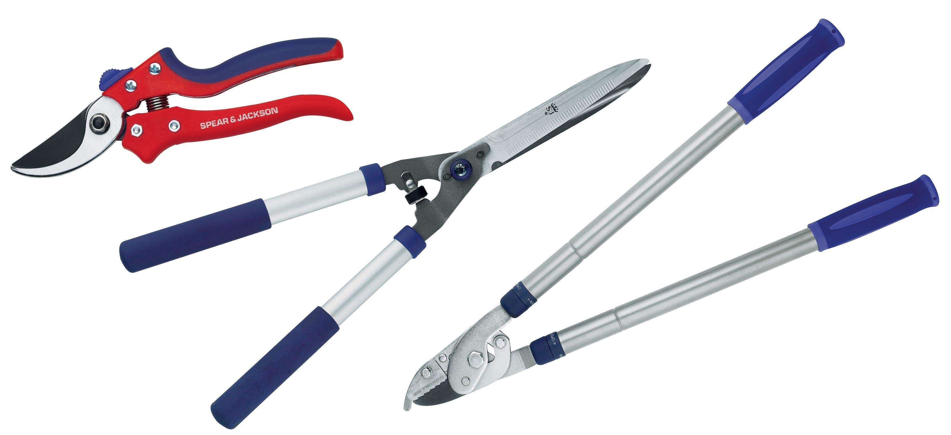 Spear &amp; Jackson Garden Razorsharp 3 Piece Cutting Set