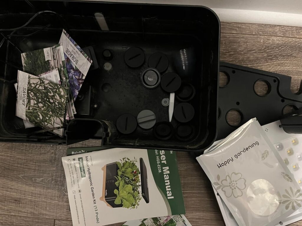Got rainpoint for free from a neighbor but missing items Got rainpoint for free from a neighbor but missing items