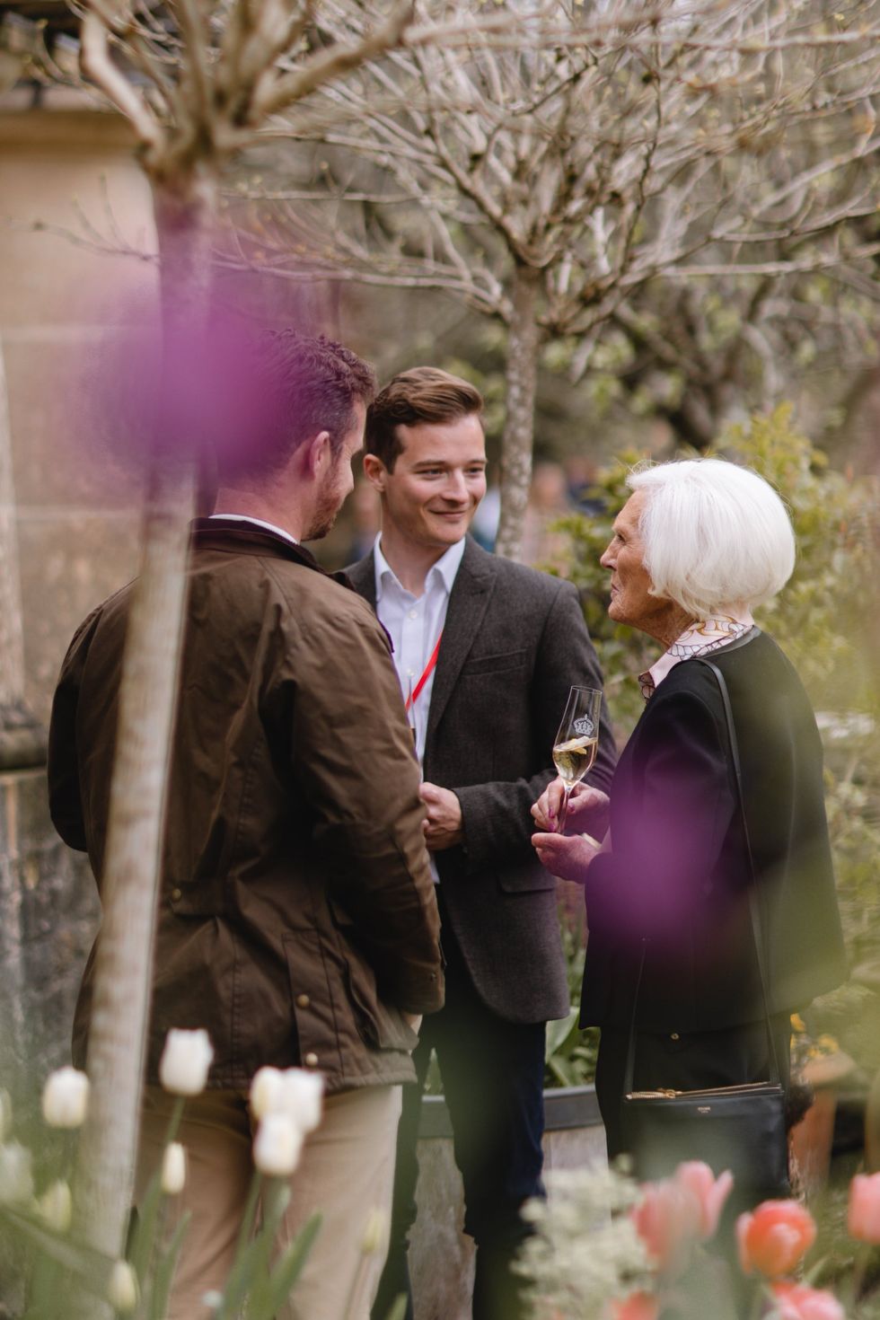 Mary Berry and Cameron Walker