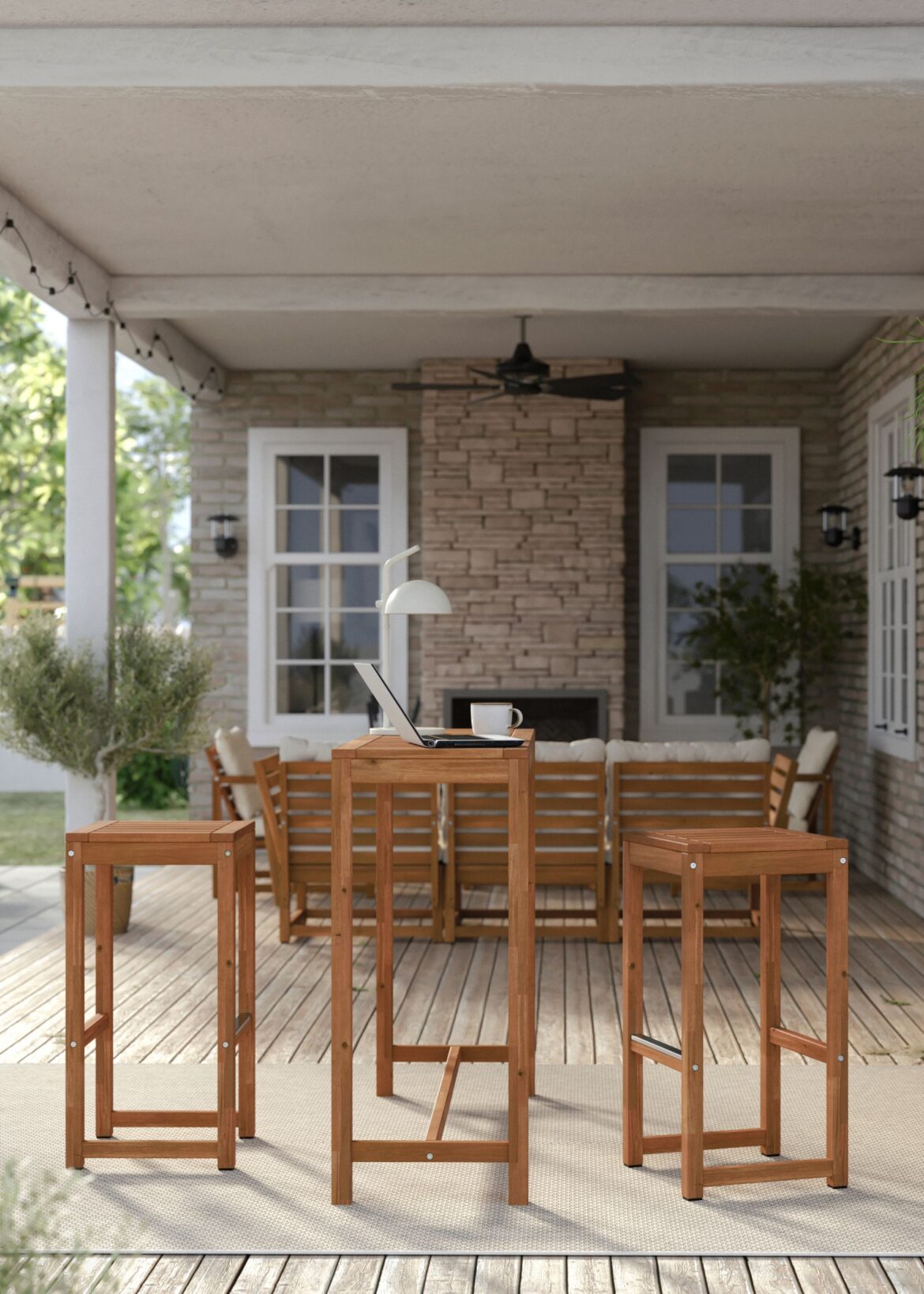 IKEA's Garden Bar Table Set Is Ideal for Balconies & Patios |