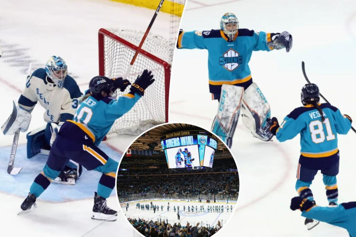Sirens top Torrent in thrilling shootout to cap off first PWHL game at sold out MSG Sirens top Torrent in thrilling shootout to cap off first PWHL game at sold out MSG