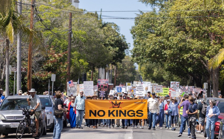 Thousands March in Third No Kings Protest