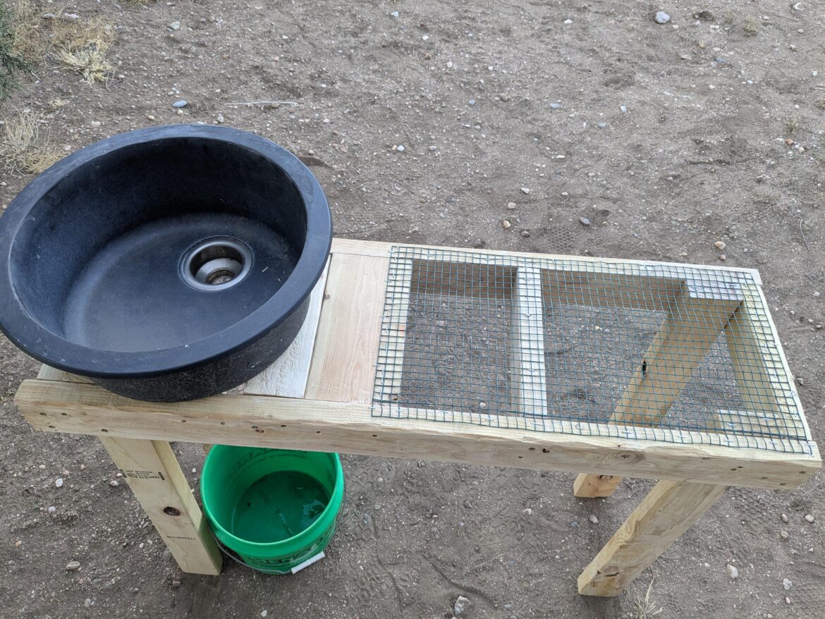Made a veg wash/water recycling station for the garden today! Made a veg wash/water recycling station for the garden today!