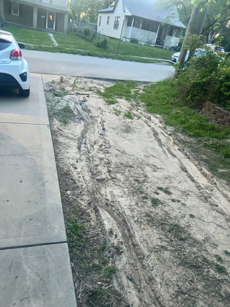 How do I go about leveling this part of the yard??