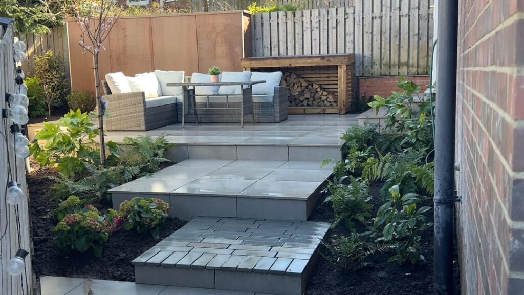 New patio finally planted up! New patio finally planted up!