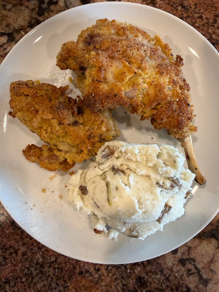 I made country fried rabbit
