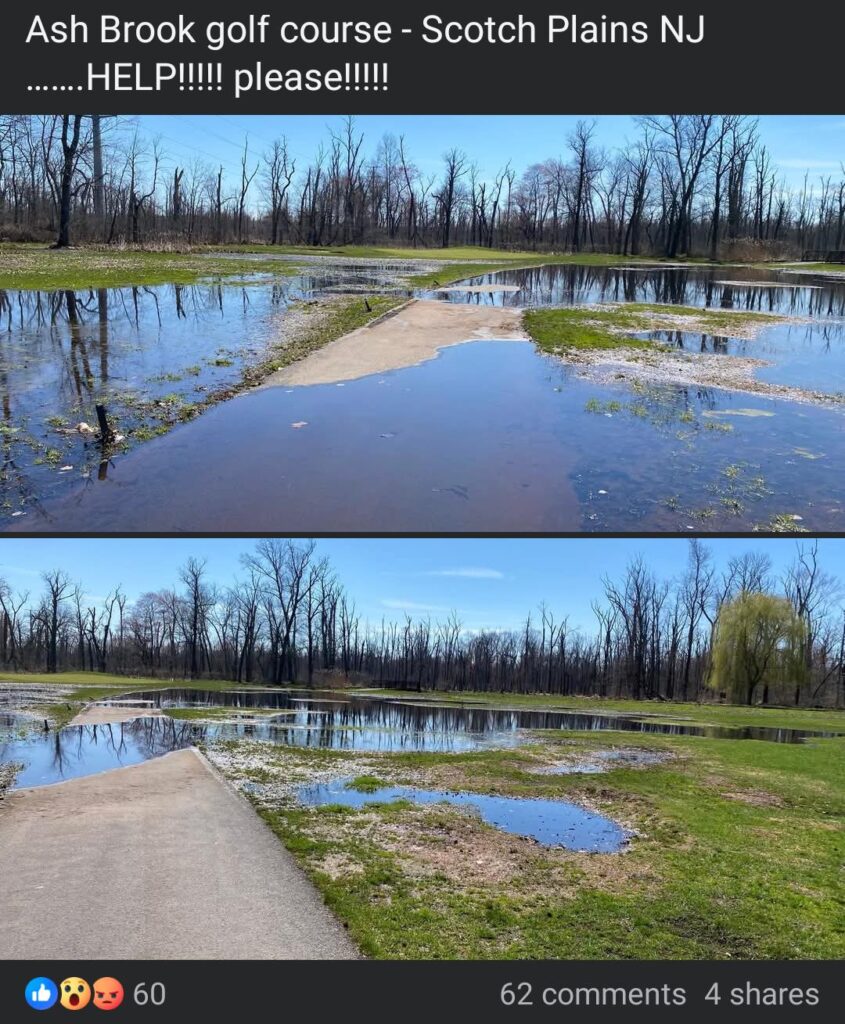 Central New Jersey is a Natural Floodplain Acceptance Challenge (IMPOSSIBLE FOR GOLF ENTHUSIASTS!)