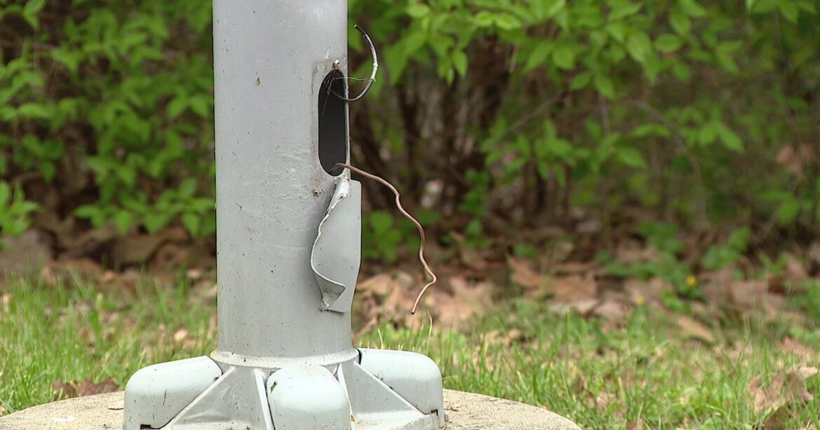 Vandals damage lights at the historic Bartram’s Garden in Southwest Philly