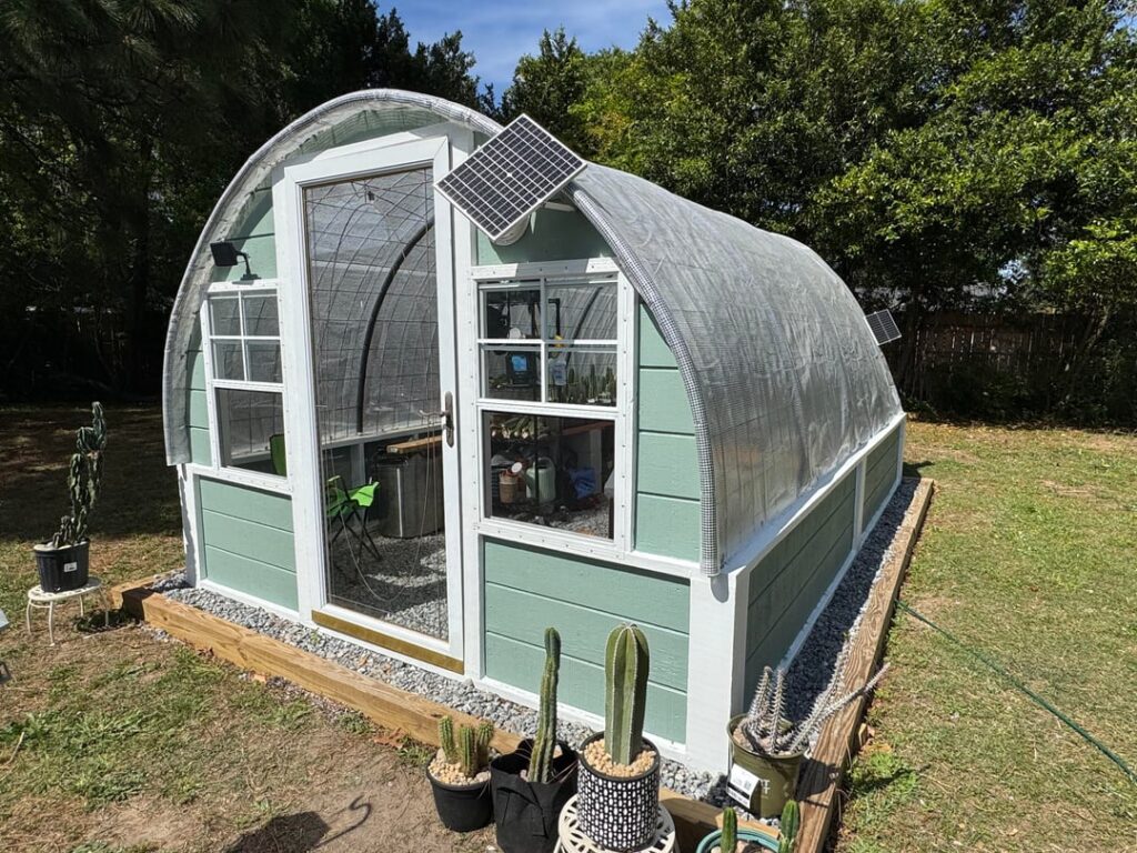 95% done with my cattlepanel greenhouse