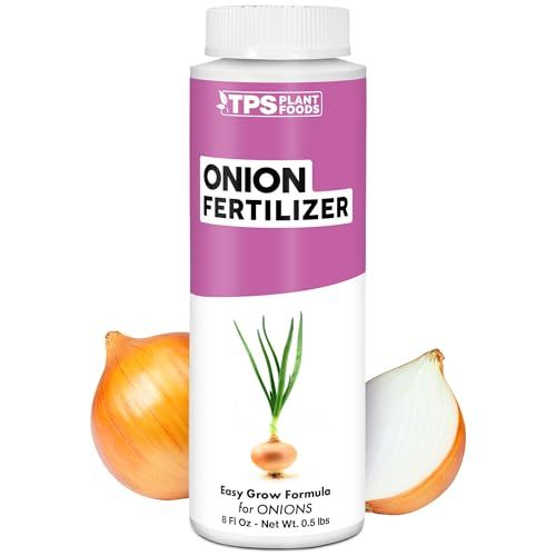 Onion Fertilizer &ndash; Liquid Plant Food for Bigger Bulbs, Strong Root Development &amp; Healthy Growth, 8 Oz