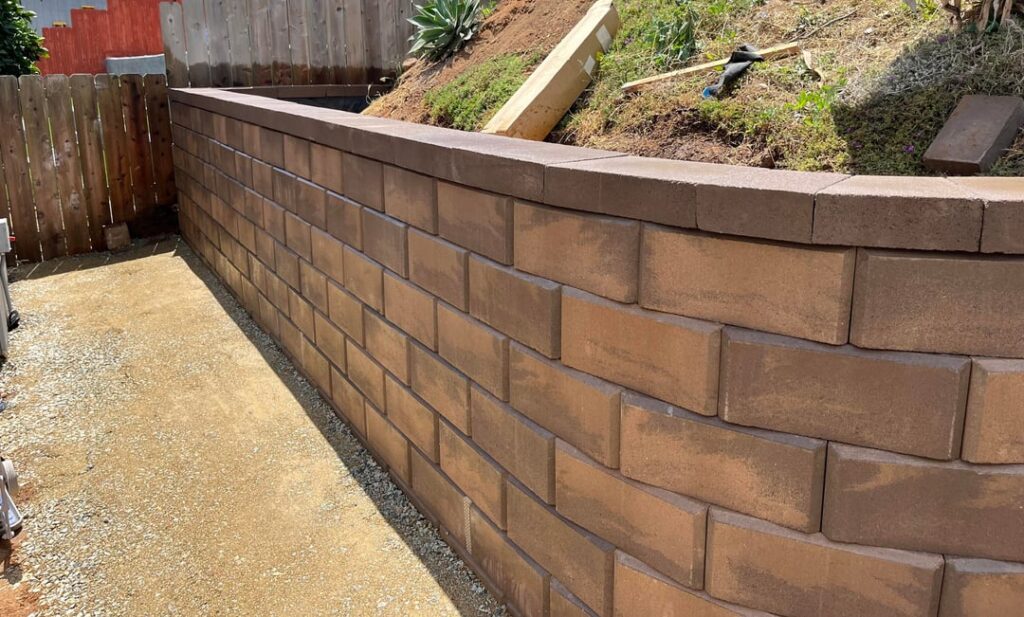 Update - retaining wall