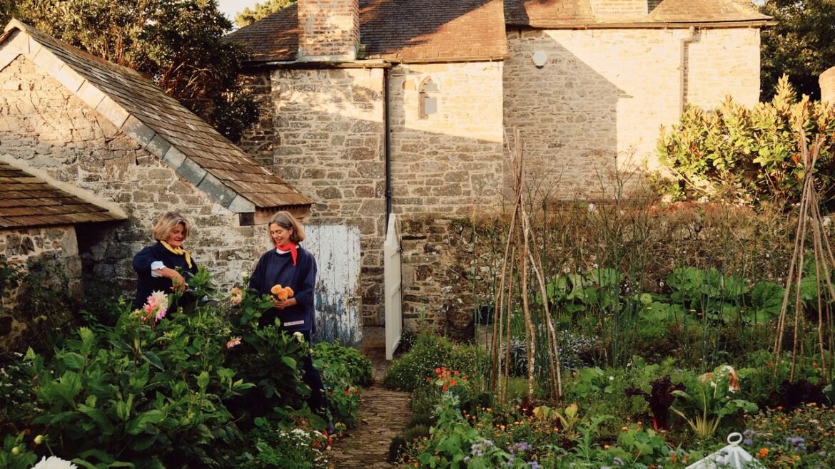 A Georgian farmhouse and garden in Cornwall, where a pioneering duo are busy nurturing the land A Georgian farmhouse and garden in Cornwall, where a pioneering duo are busy nurturing the land