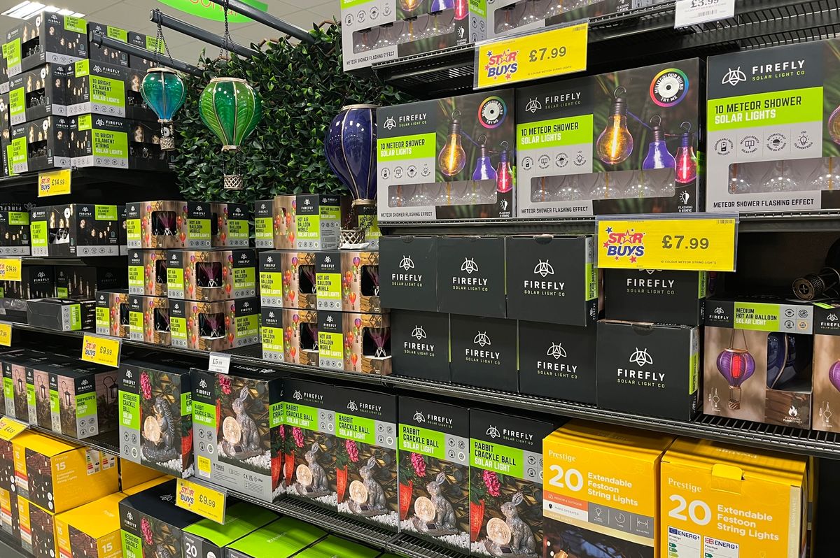 Home Bargains has lots of garden lighting in store