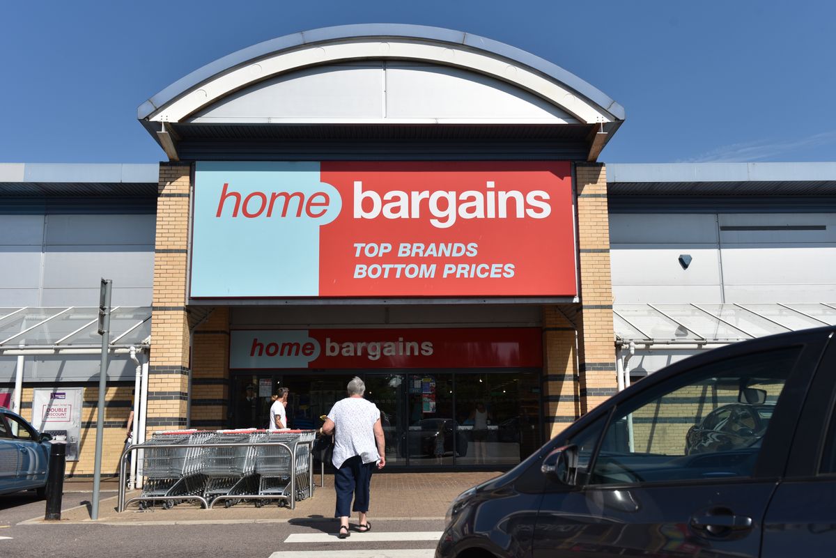 A general view of a Home Bargains discount retail outlet store