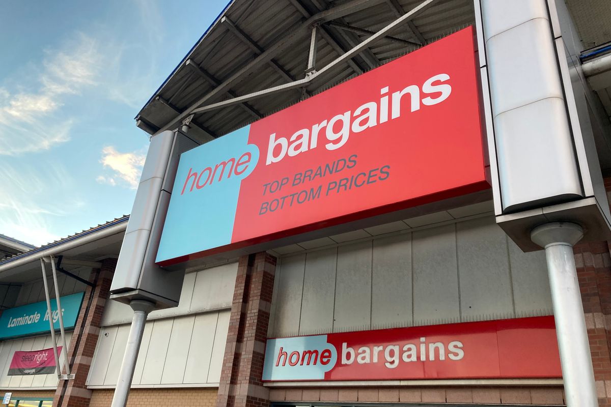 A general image of the front of a Home Bargains store.