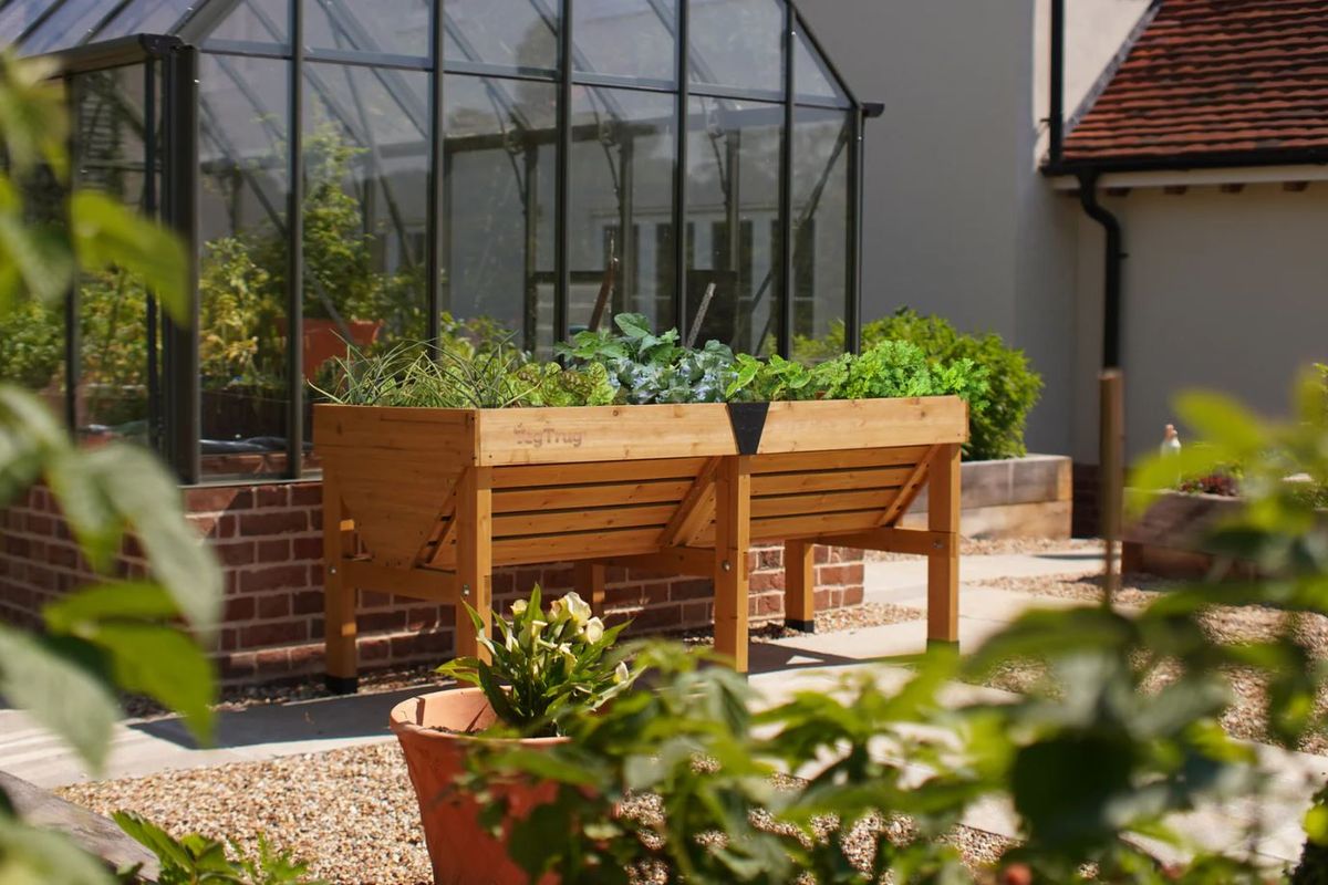Vegetable raised planter