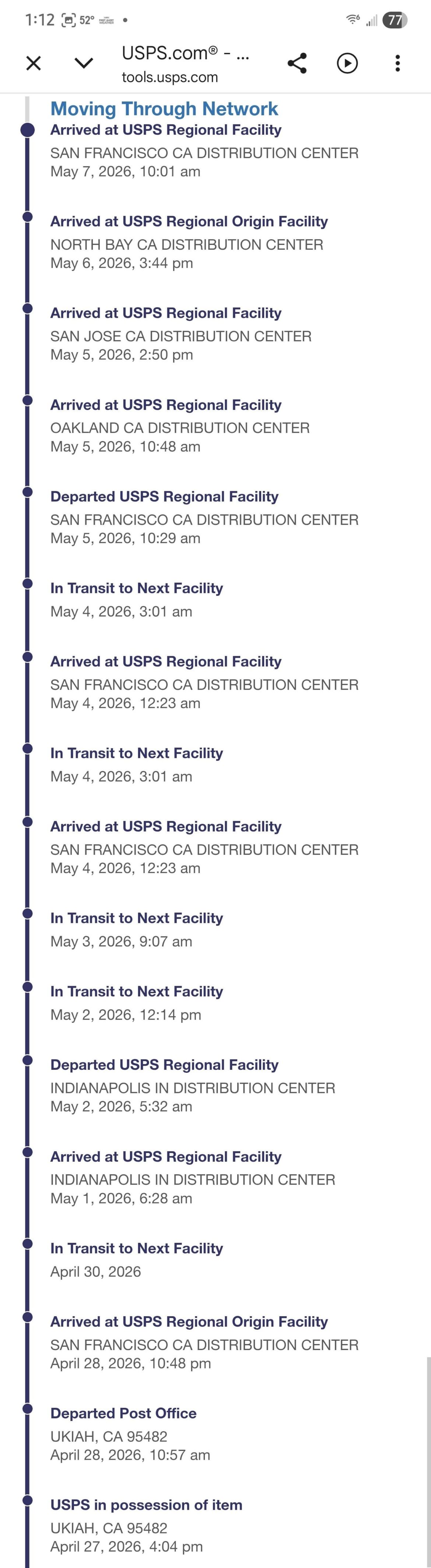 The Epic Journey of a box of San Pedro.... Destination Wisconsin
